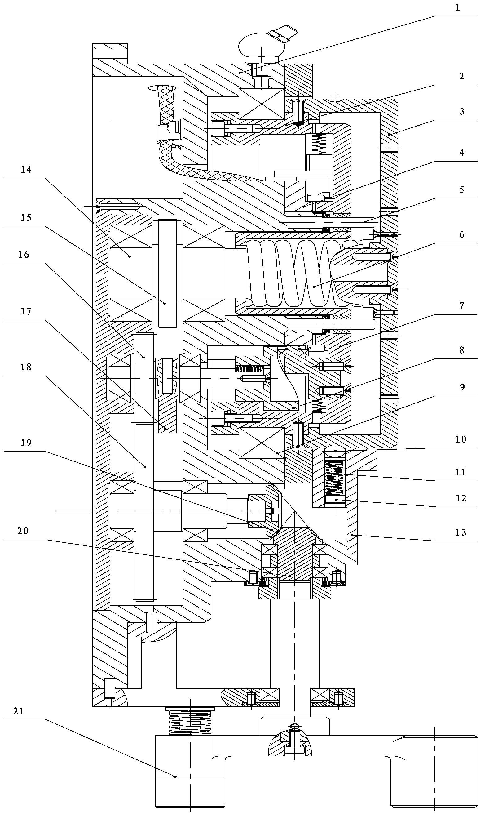 Translocation mechanism of fiber-optic gyroscope north seeker