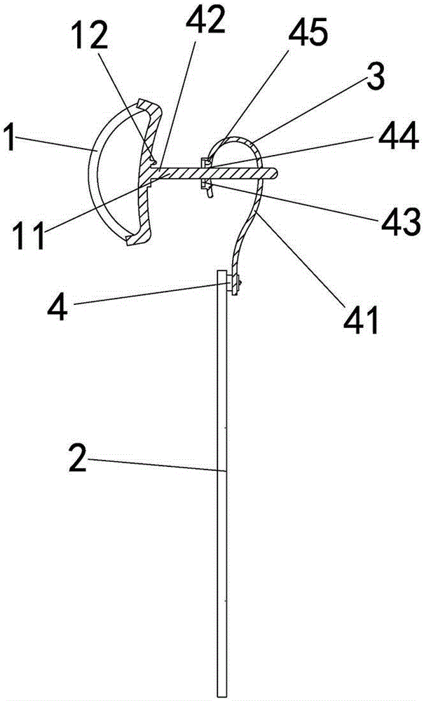 Back cushion connecting structure