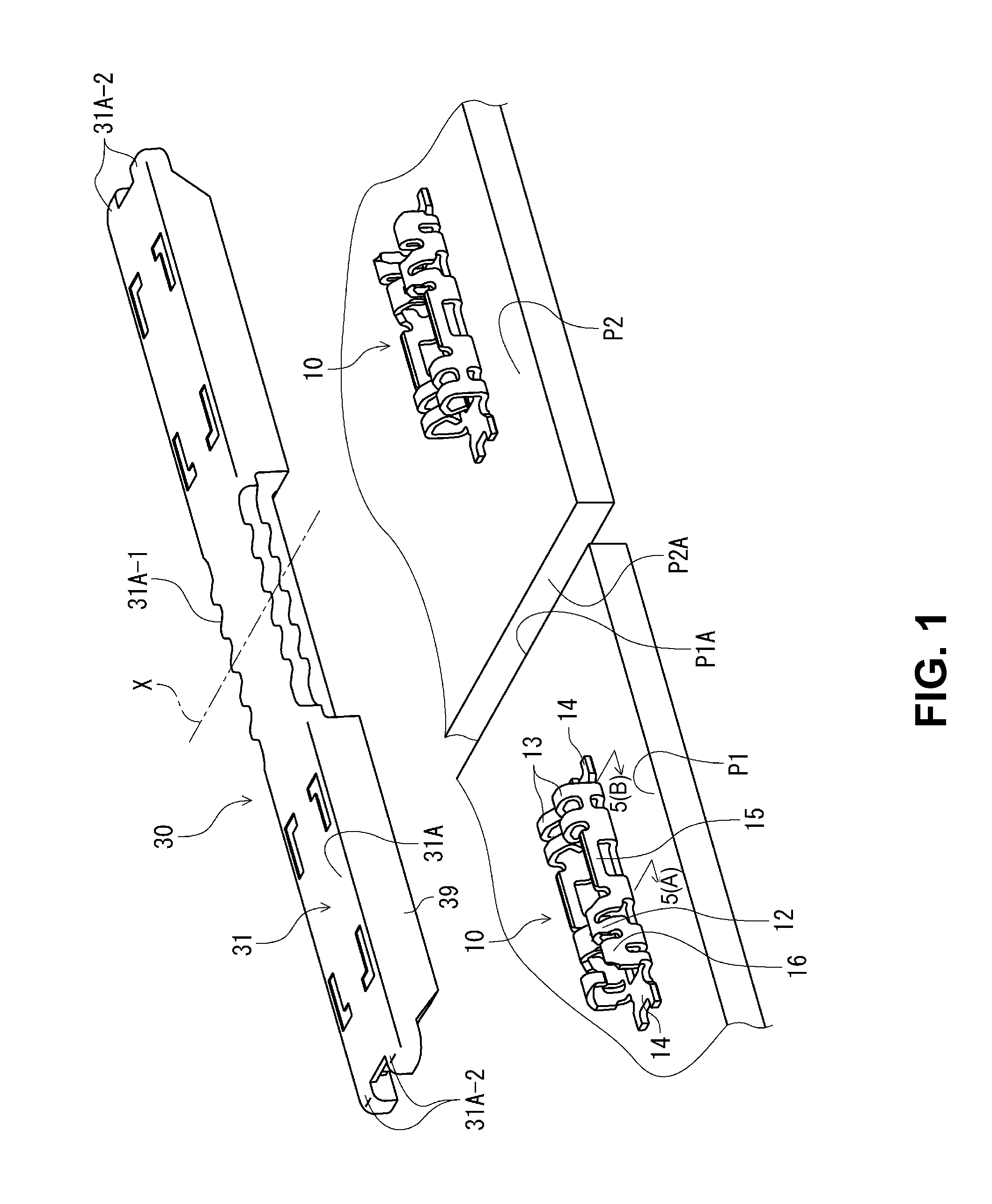 Inter-terminal connection structure