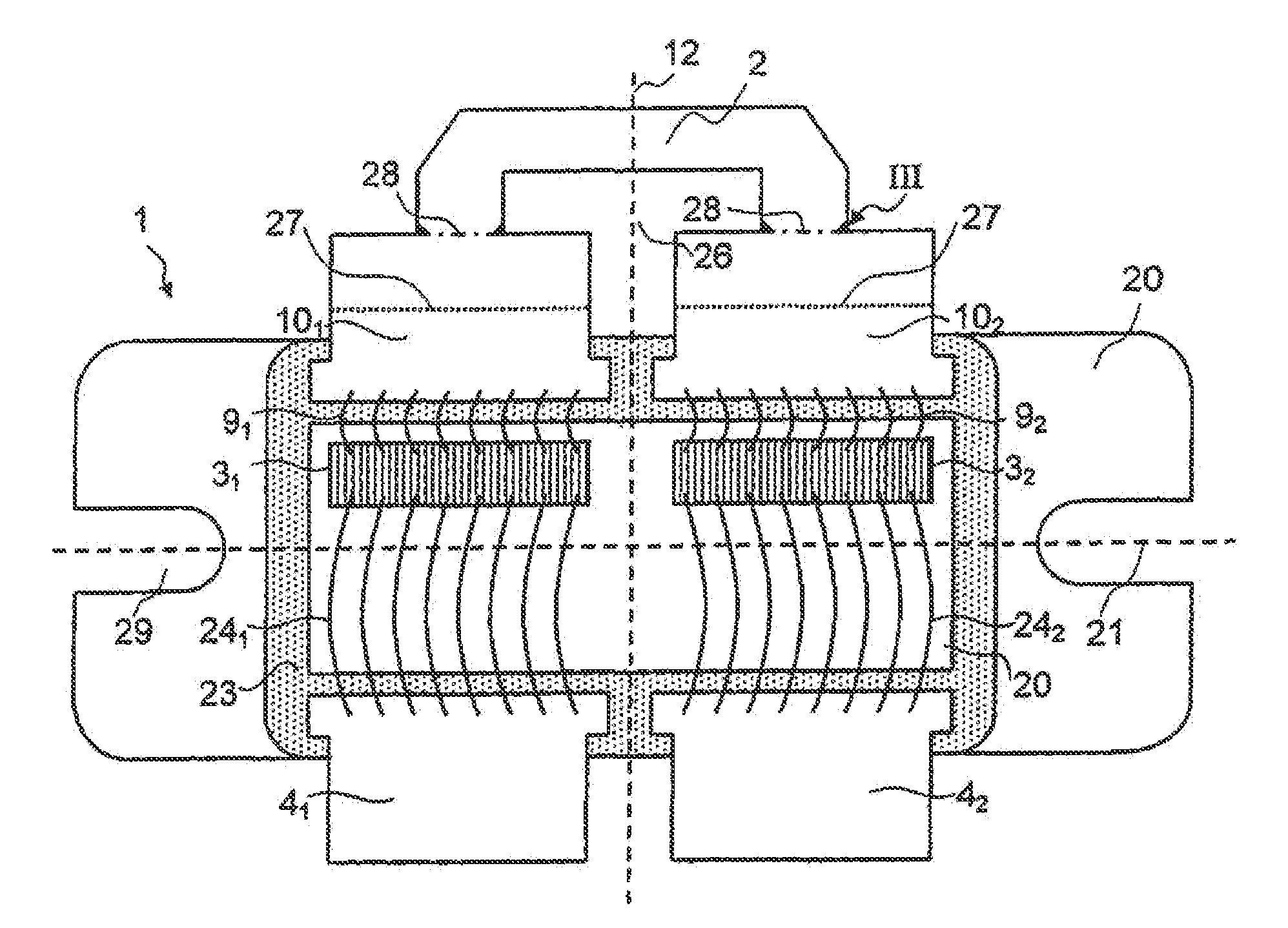 Amplifier Component Comprising A Compensation Element