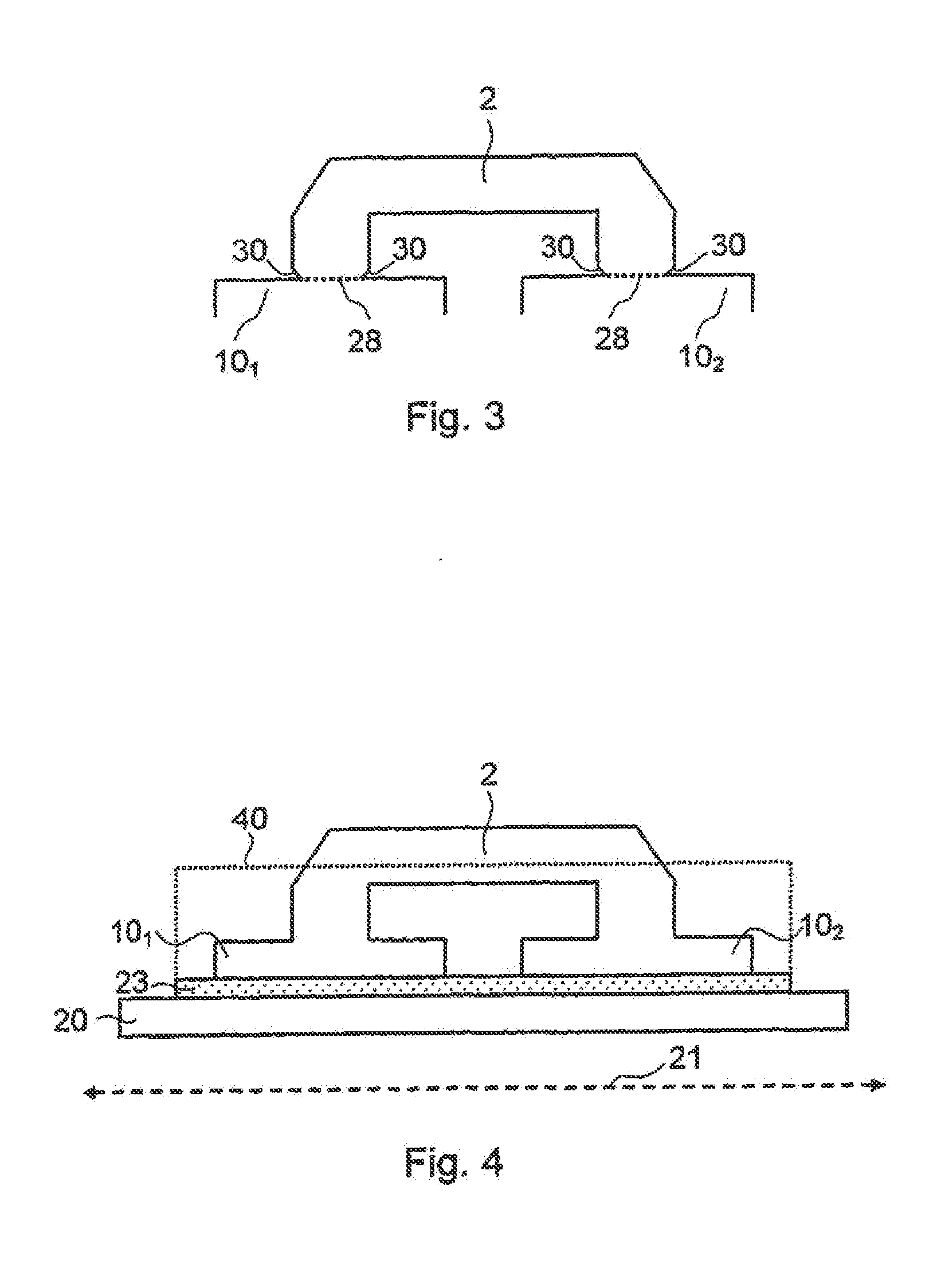 Amplifier Component Comprising A Compensation Element