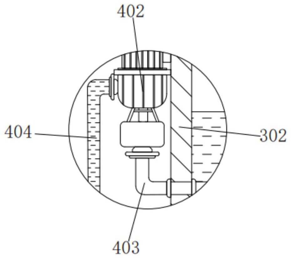 An internal liquid cooling circulation system for an air filter