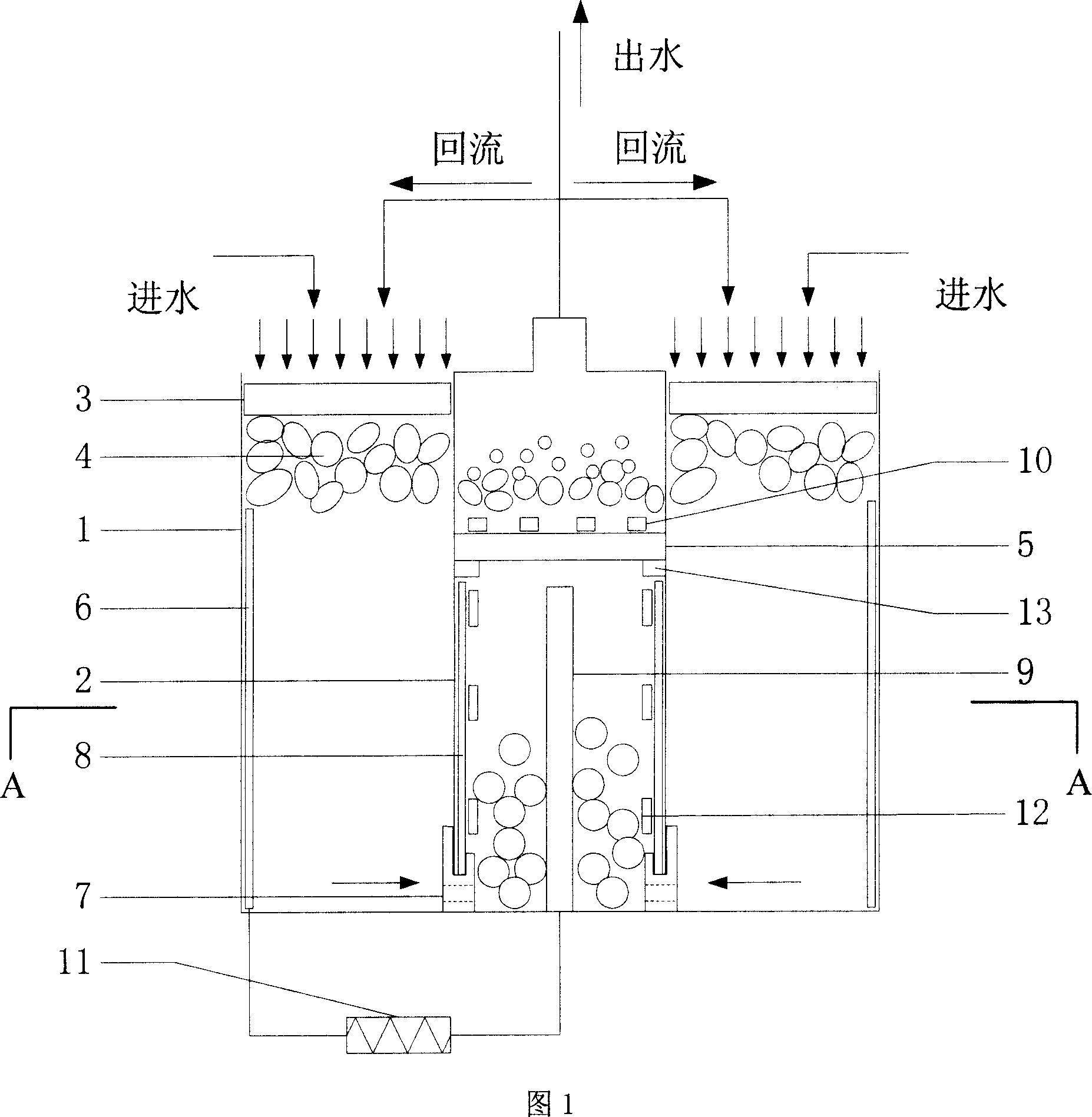 Double-drum microbial fuel cell