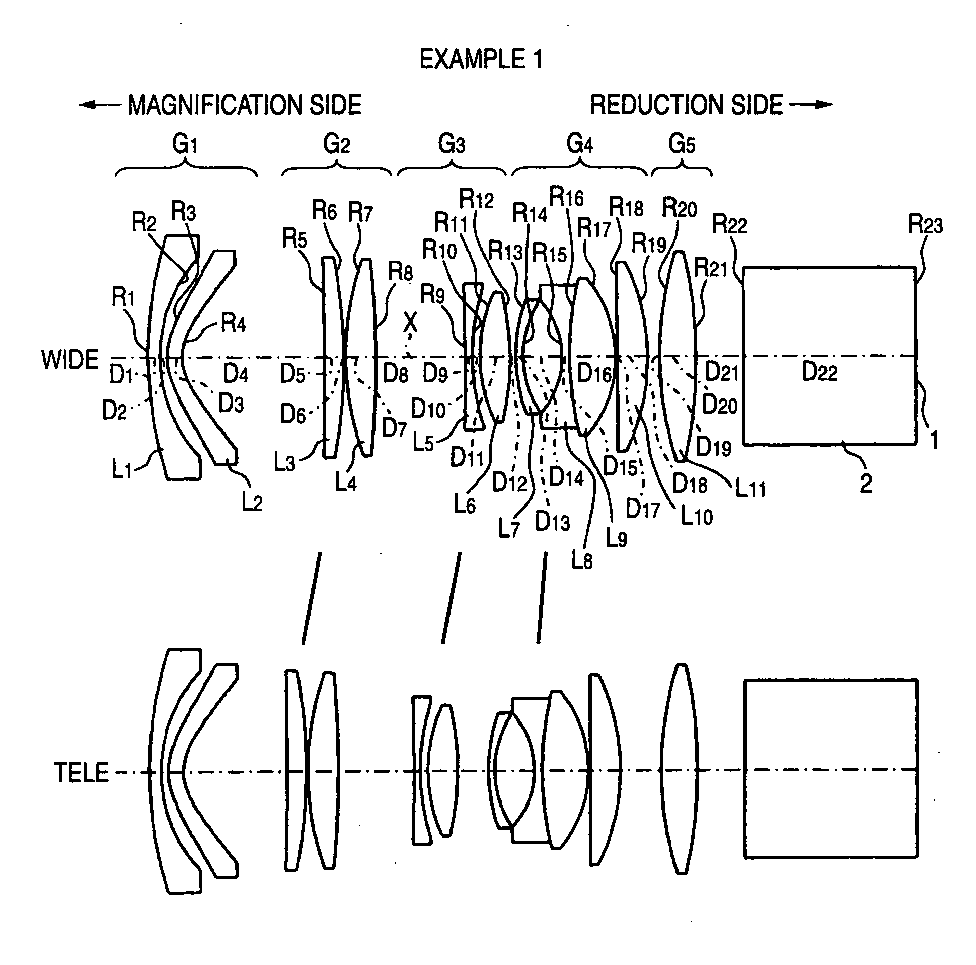 Zoom lens and projection display device using the same