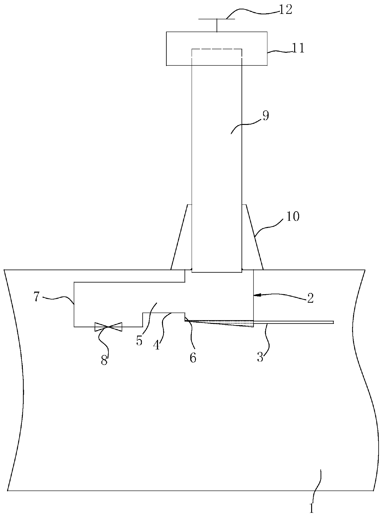 Ventilation device of polar region ship