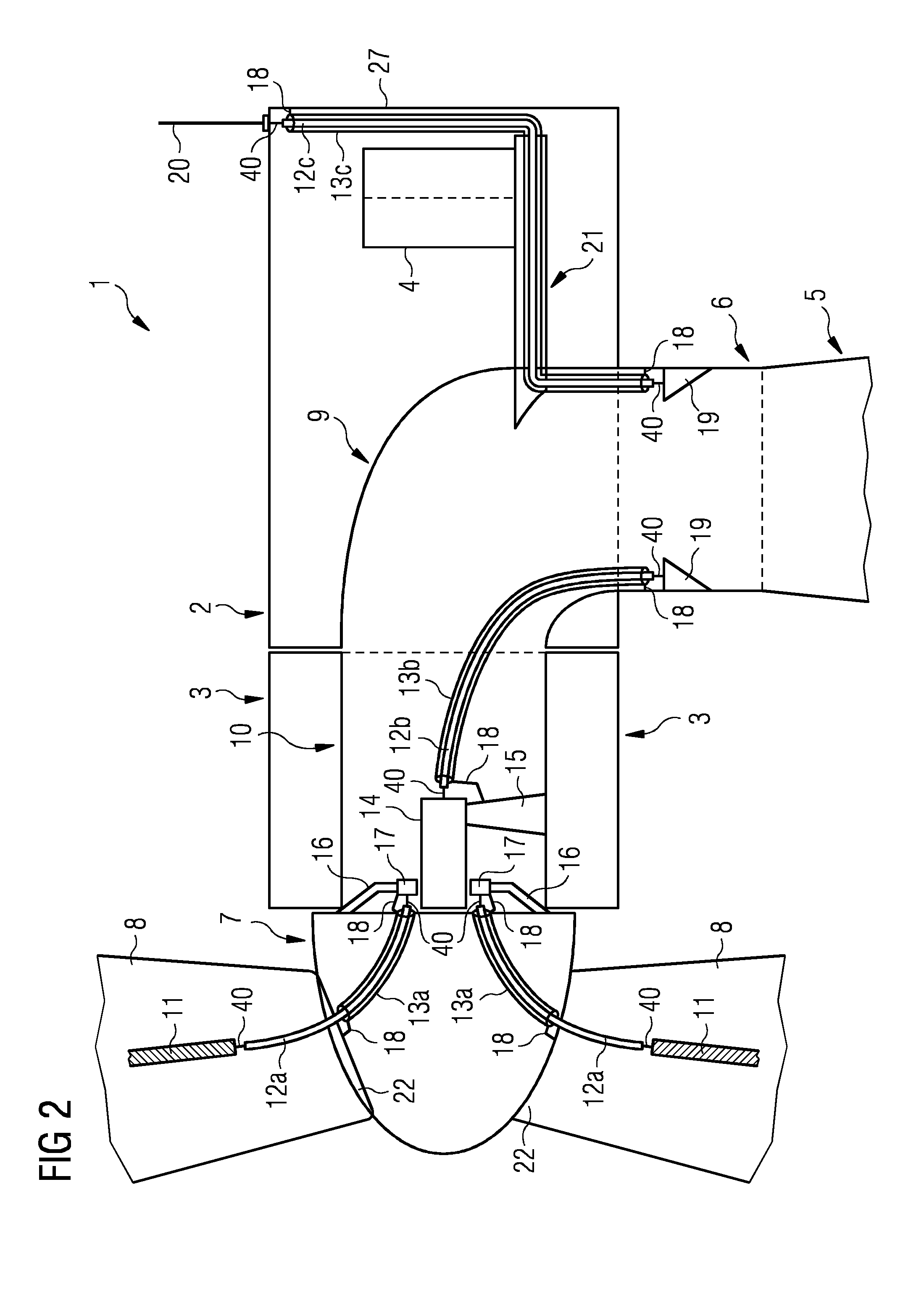 Lightning protection system for a wind turbine, wind turbine and method for protecting components of a wind turbine against lightning strikes