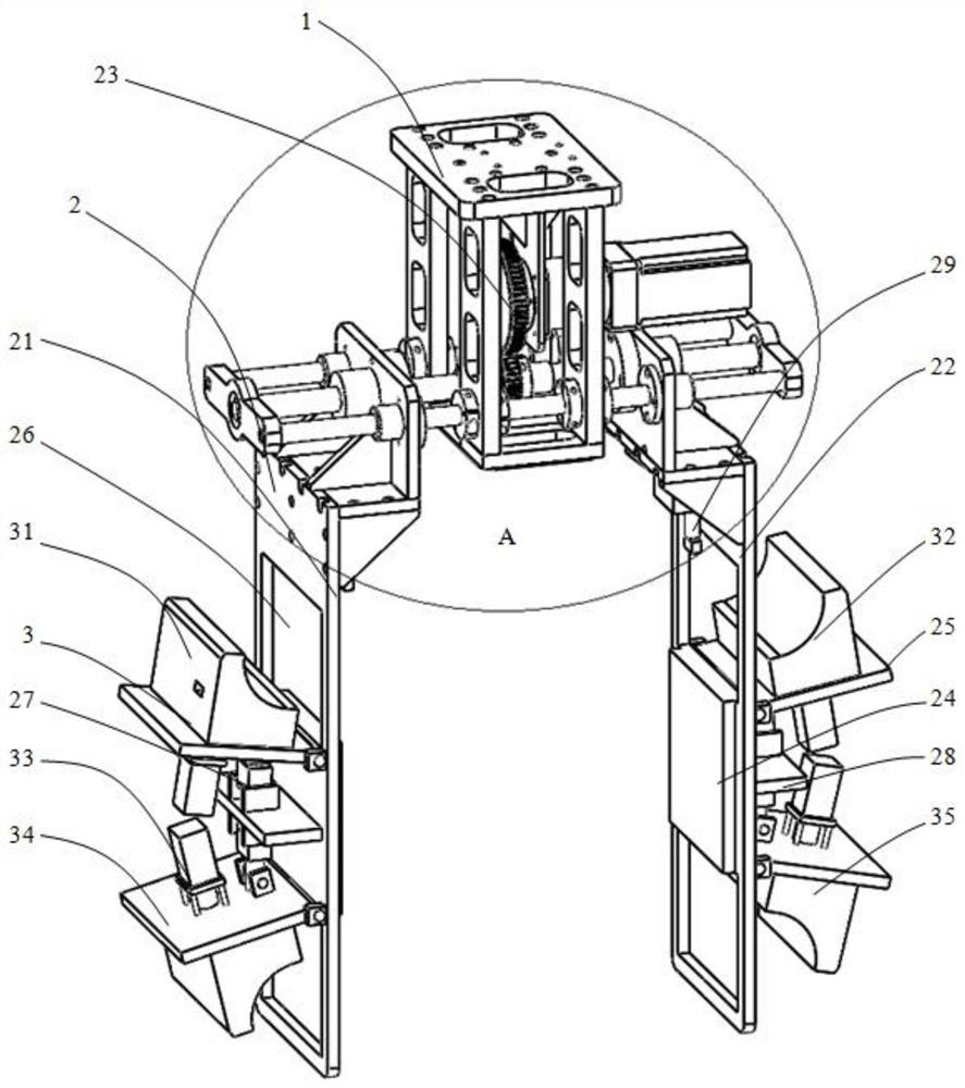 Adjustable and deformable clamping arm for industrial robot