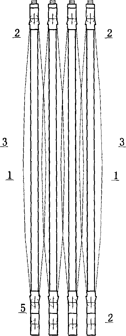 Hollow fiber membrane assembly