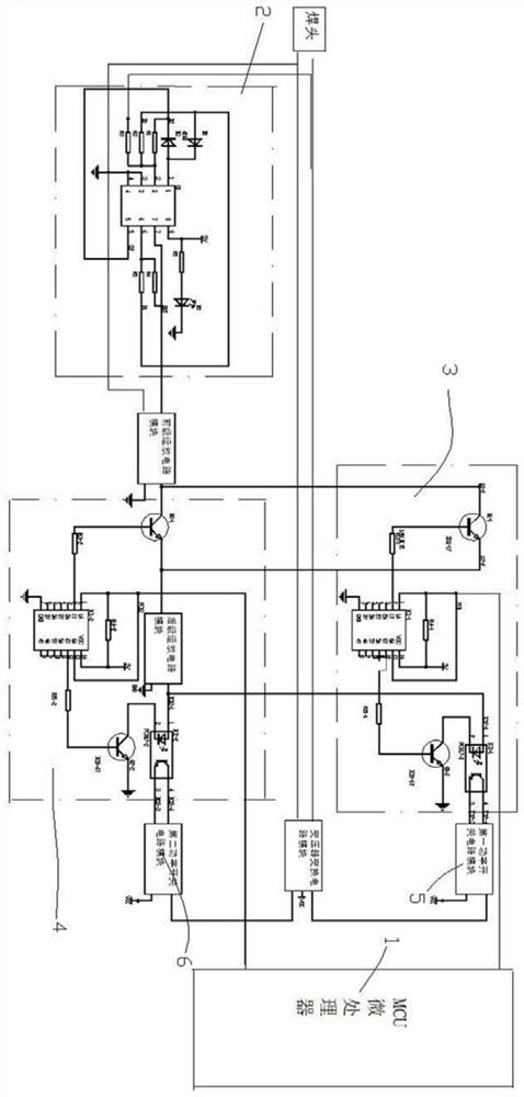 A kind of output current forward and reverse DC welding machine control circuit