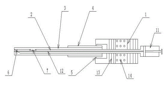 Endoscope puncture sampling needle used for bronchoscope