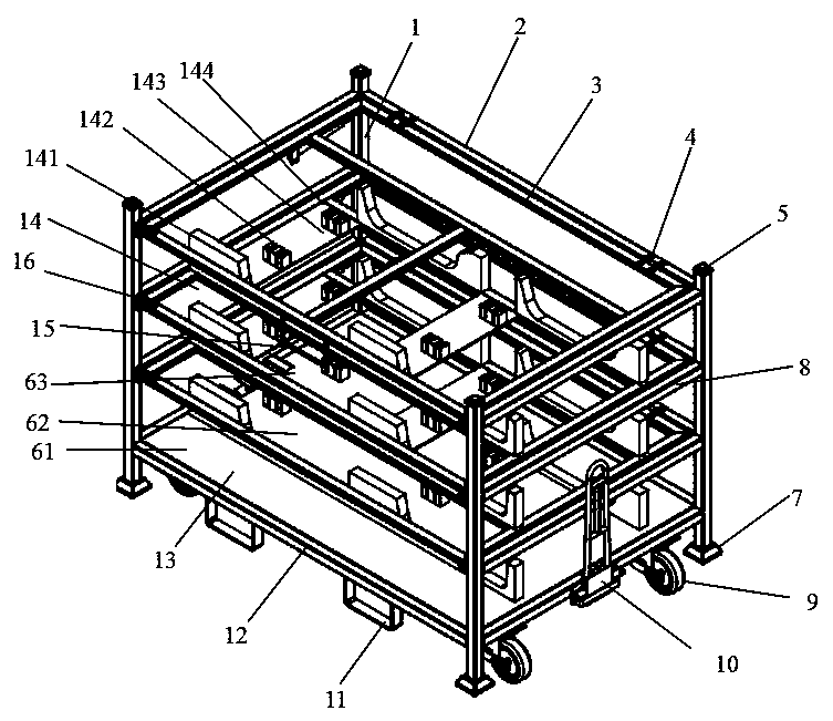 Turnover appliance for automobile fuel tank