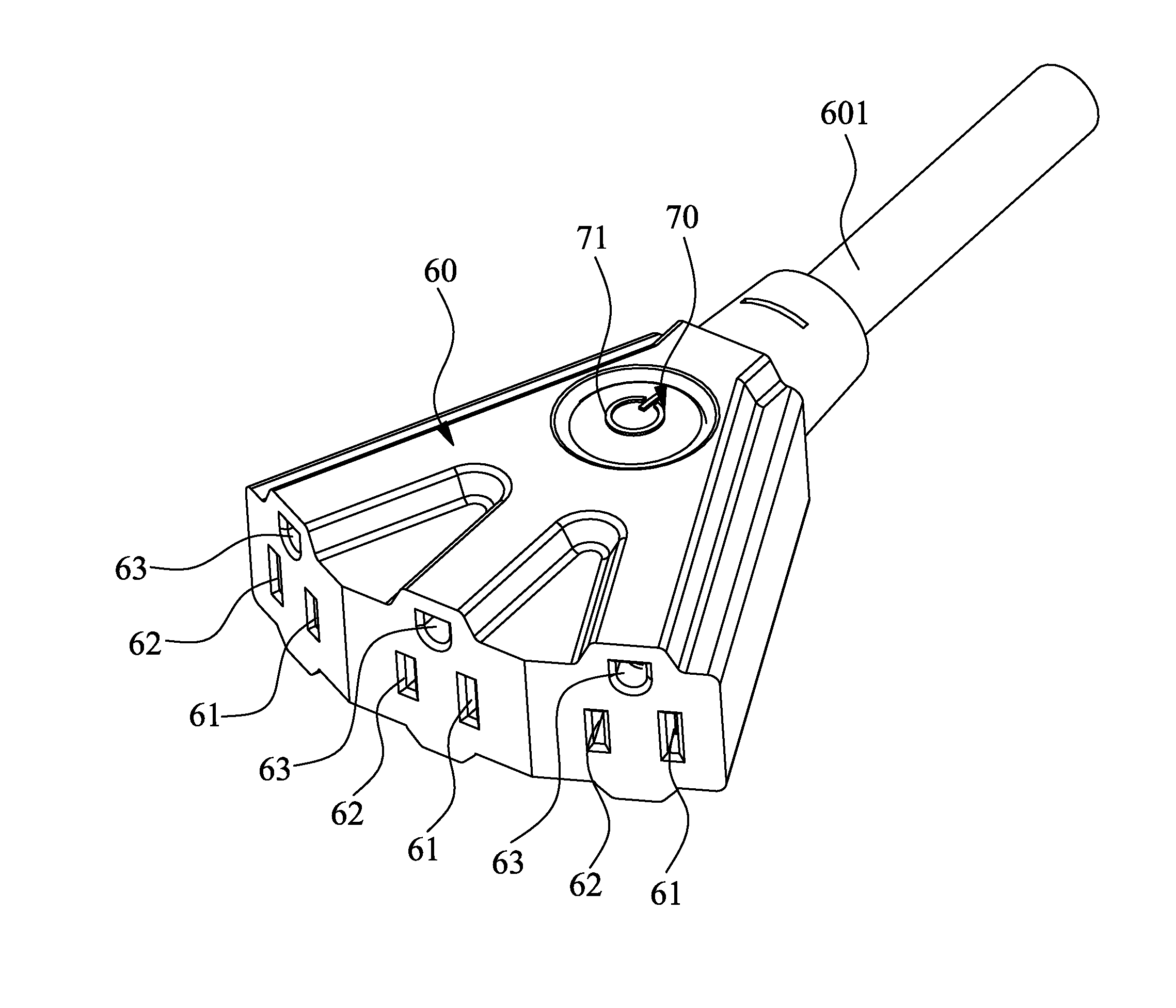 Live wireoutdoor socket with lamp