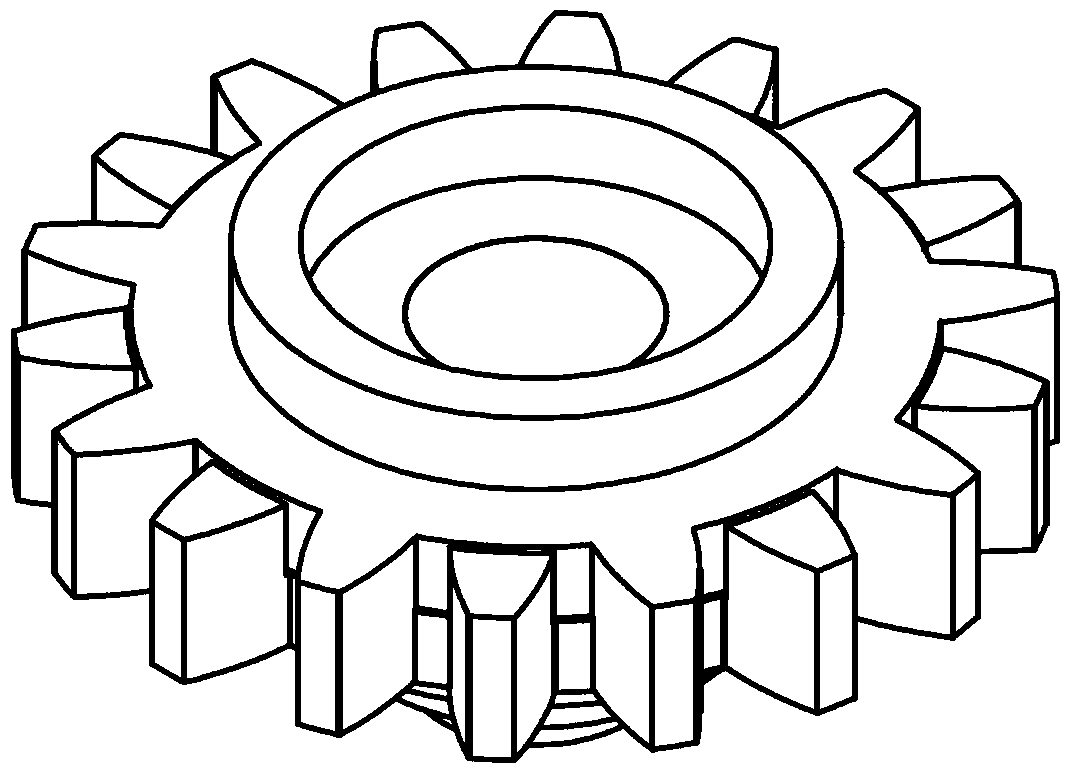 Efficient measurement element, device and method for integrated gear errors