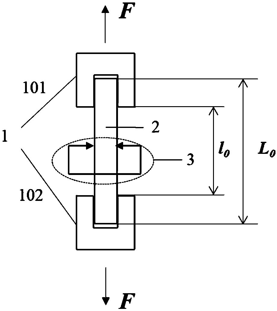 Testing method and testing system of effective stress of polyethylene under ideal non-damage state