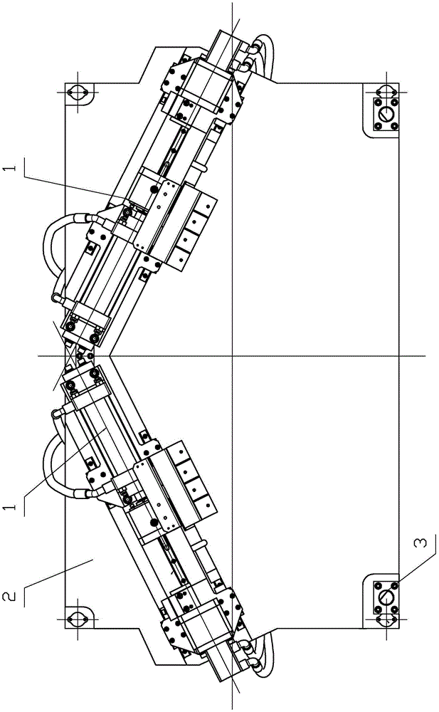 Rear axle lining press-fitting machine