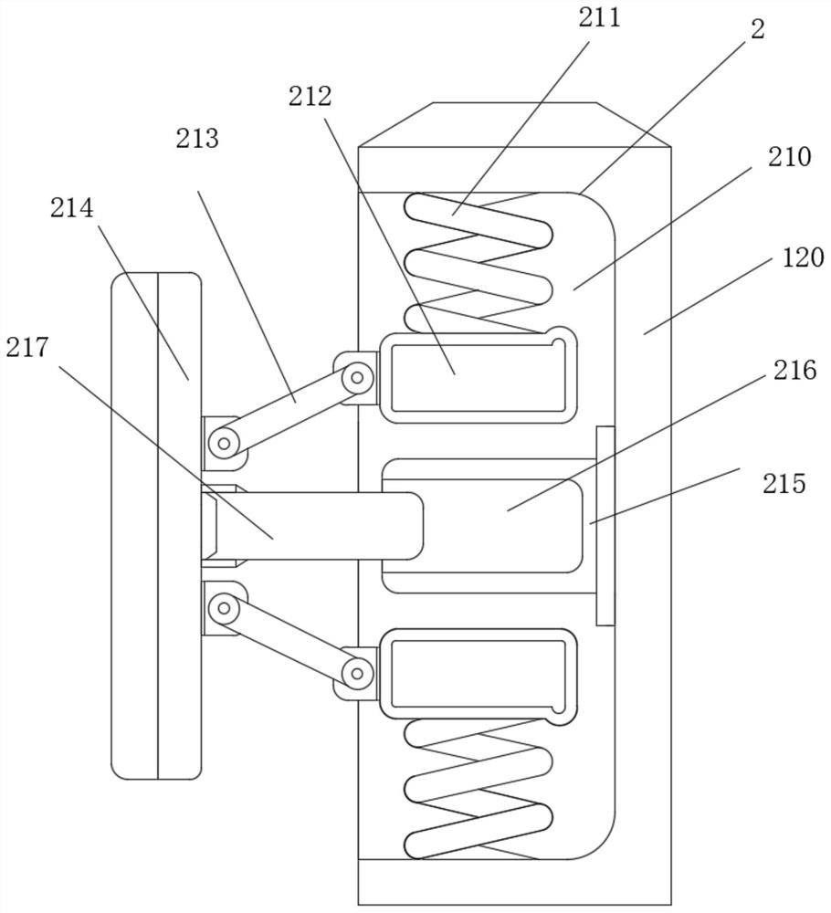 Lithium ion battery processing clamping device with electric quantity detection function