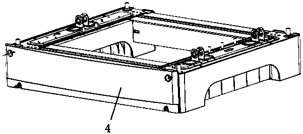 Platform device used for washing machine