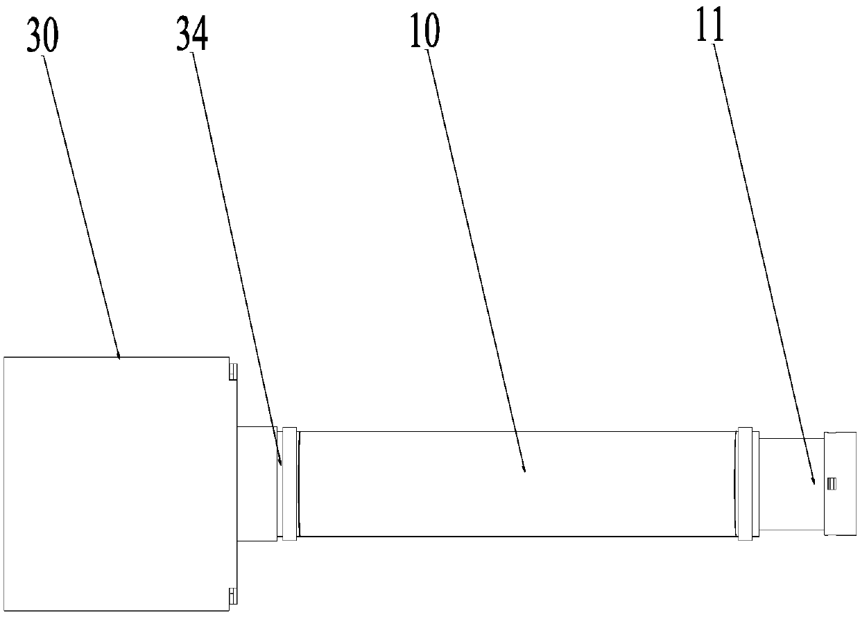 Outdoor connecting pipe structure and air conditioner indoor unit with same