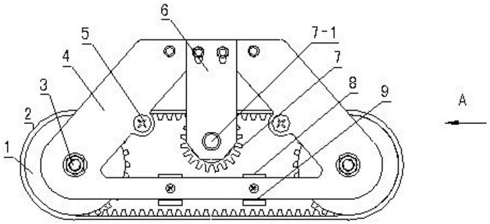 Antiskid wheels for track detecting trolley