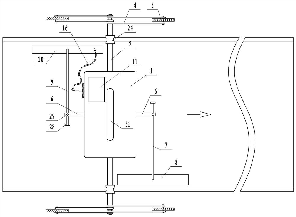 A semicircular template release agent applicator