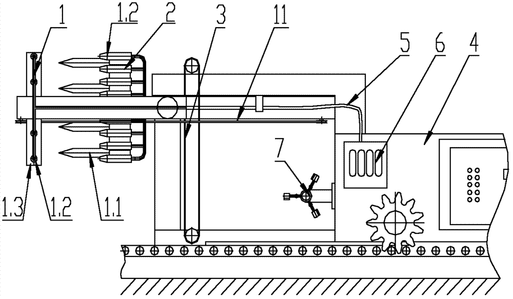 Water cutting falling coal mining method and water cutting falling coal mining machine