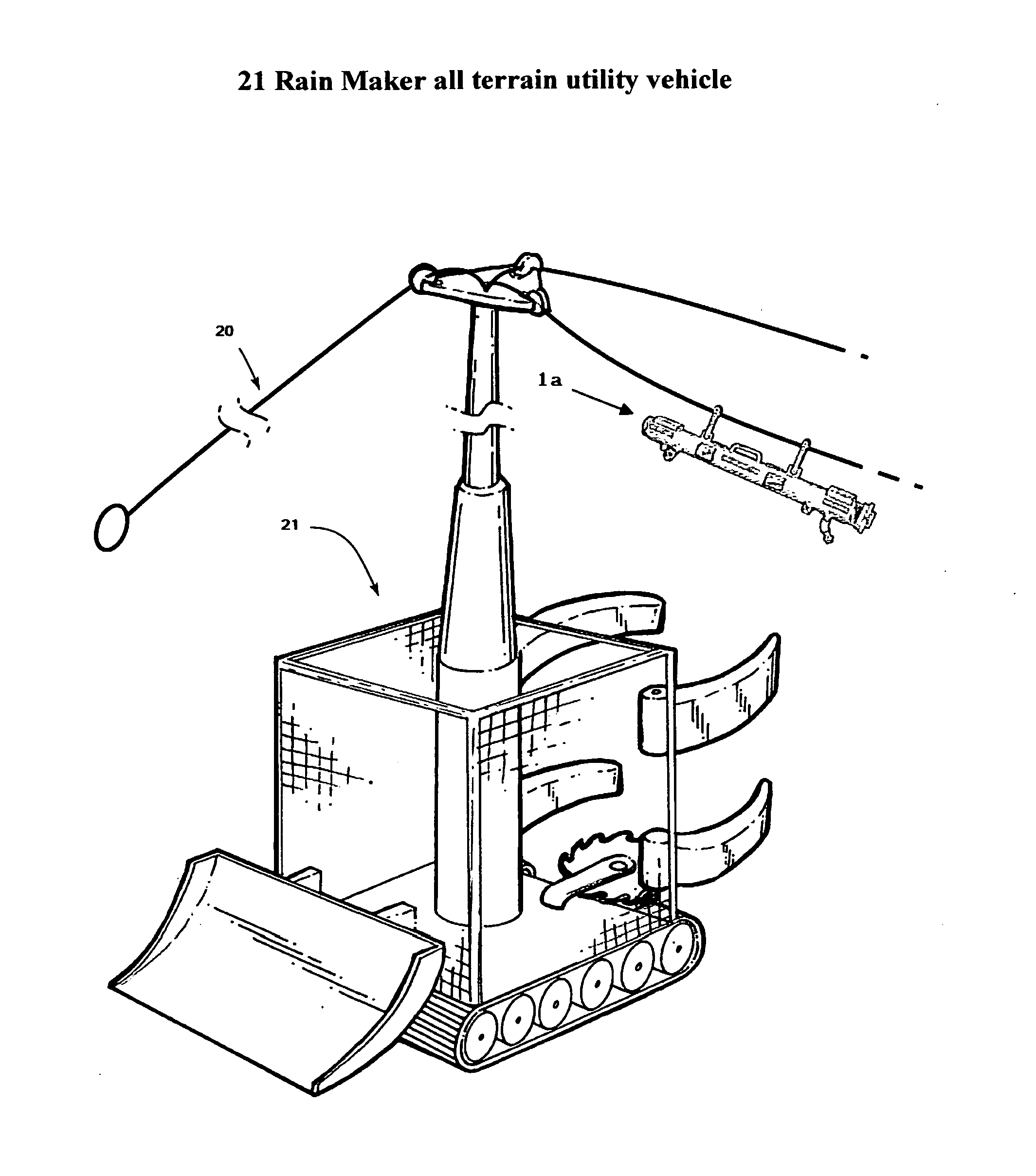 Rain maker wildfire protection and containment system