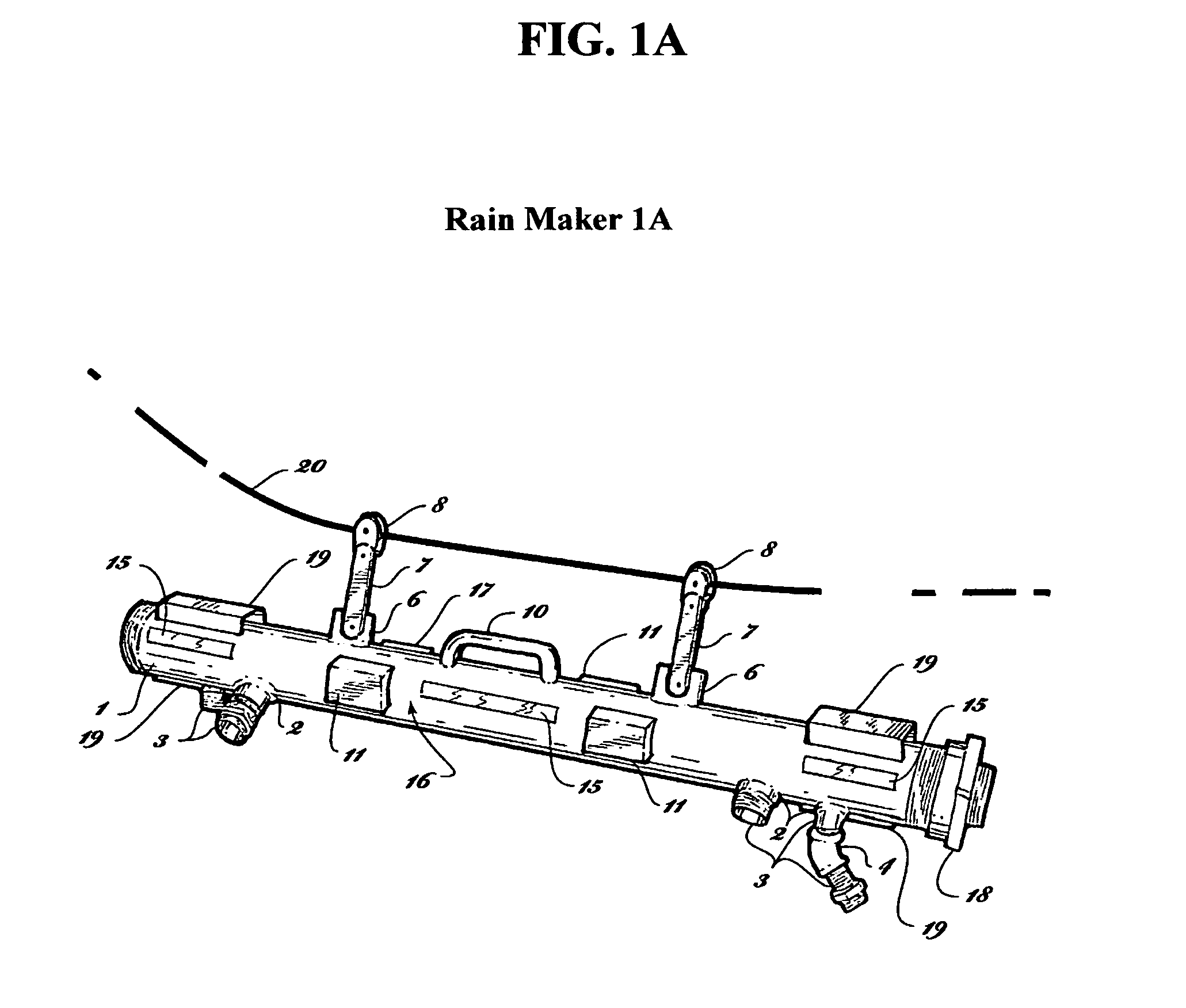 Rain maker wildfire protection and containment system