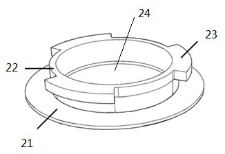 Laser-based three-dimensional positioning and guiding device for root canal therapy dental pulp opening passage