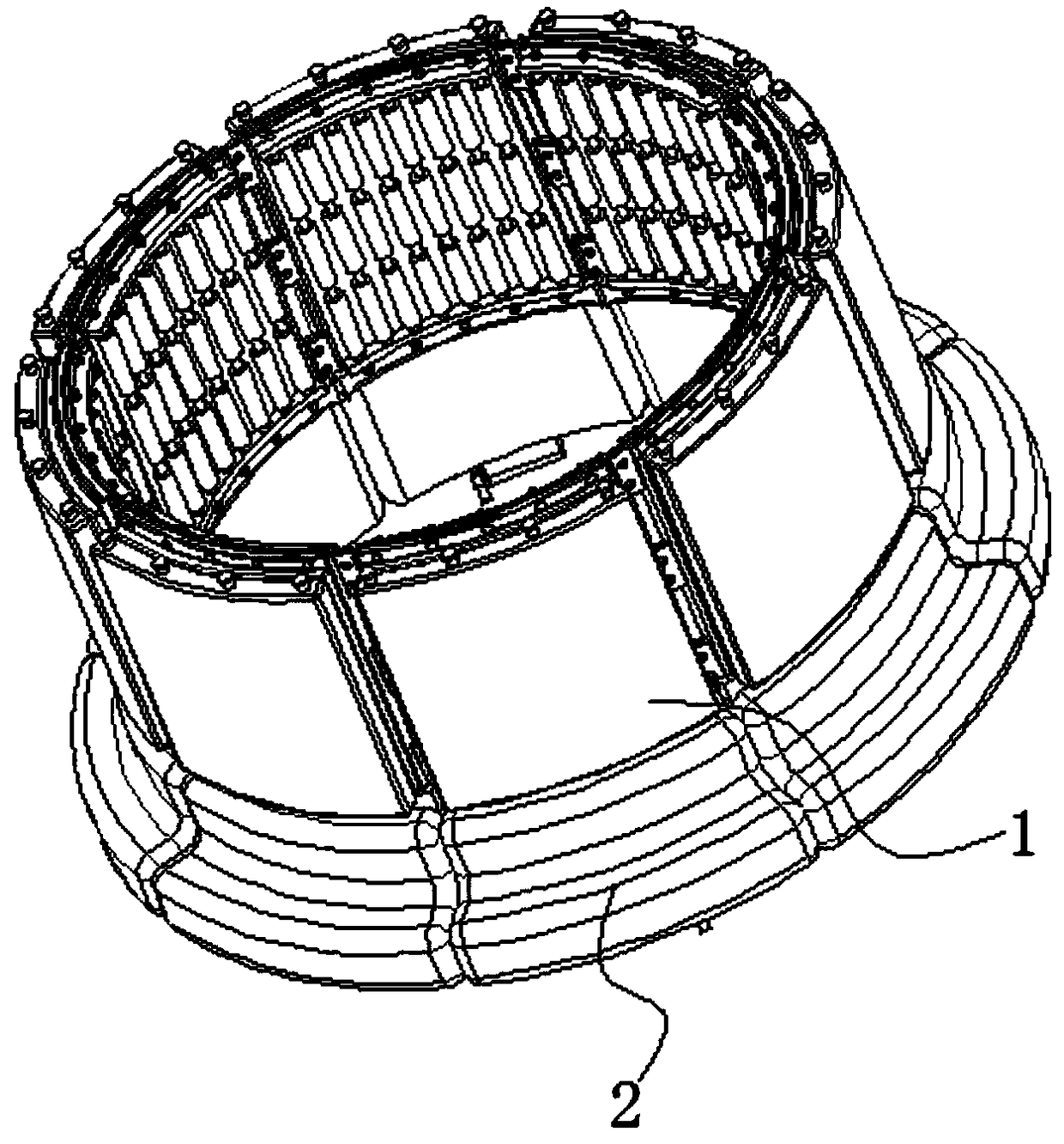 Anticollision device for bridge girders