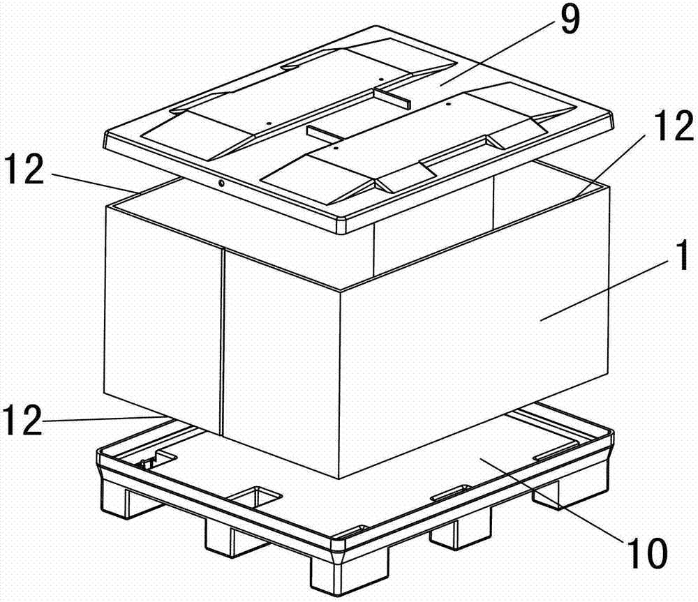 Skirt board edge-banding structure of skirt board edge-banding machine