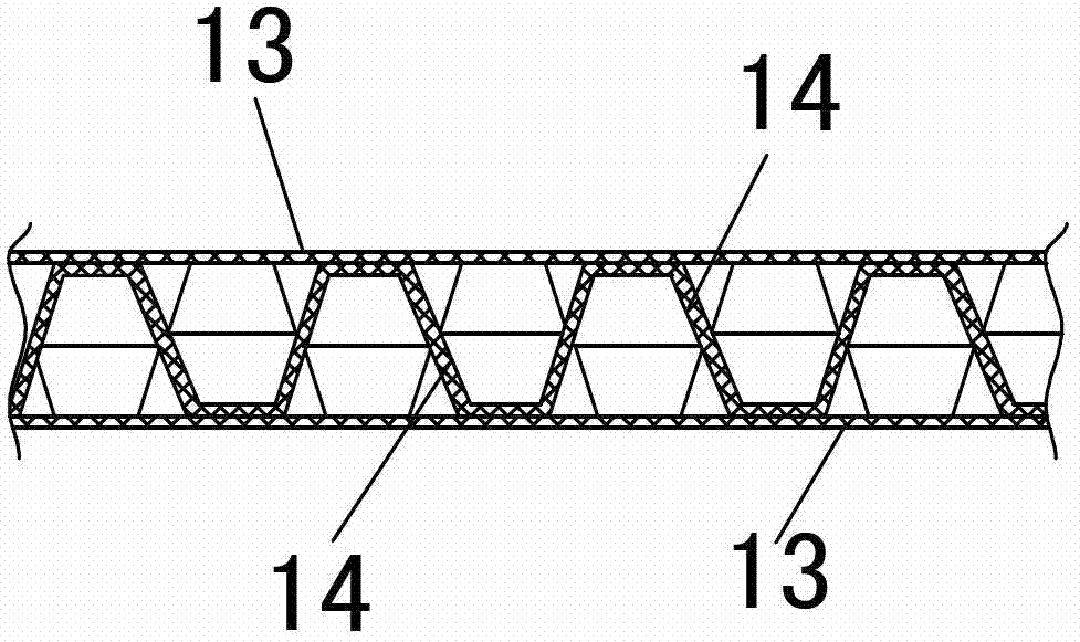 Skirt board edge-banding structure of skirt board edge-banding machine