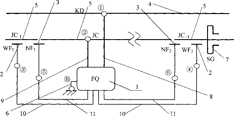 Automatic electric power supply control device of electronic electric vehicle contact wire