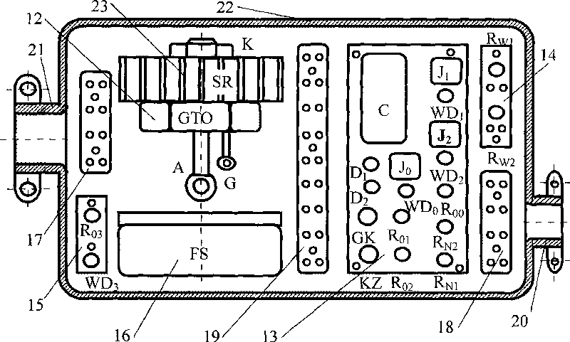 Automatic electric power supply control device of electronic electric vehicle contact wire