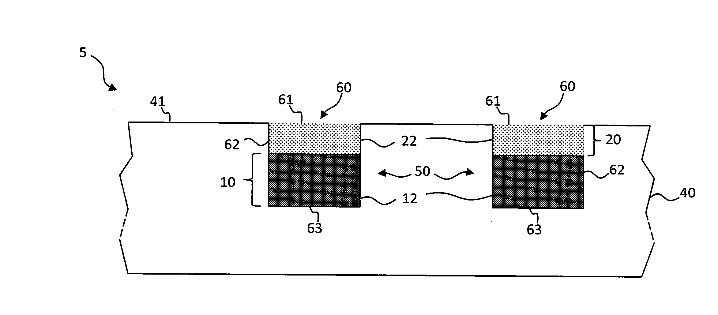 Multi-layer micro-wire structure