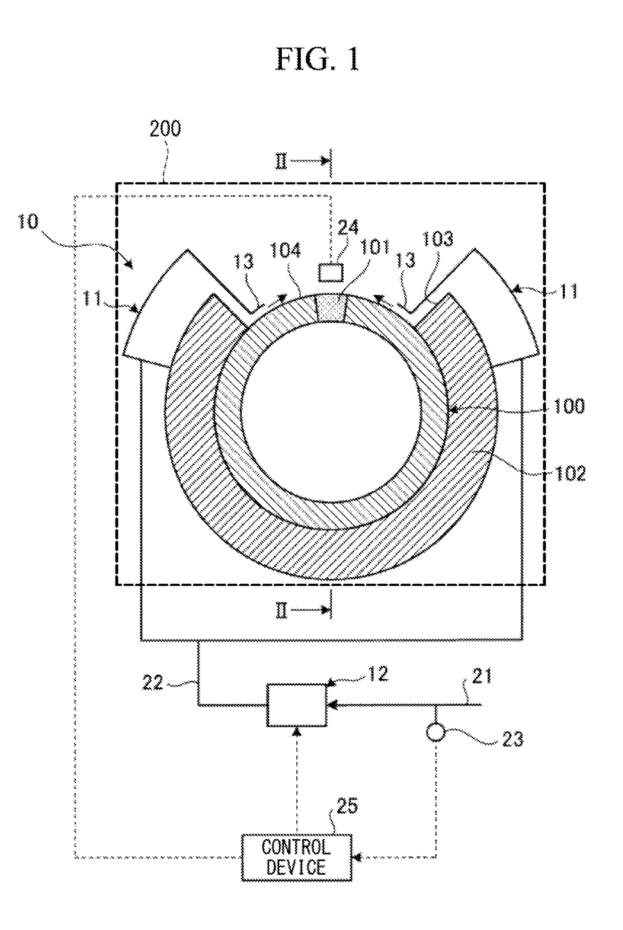 Cooling device for high temperature pipe