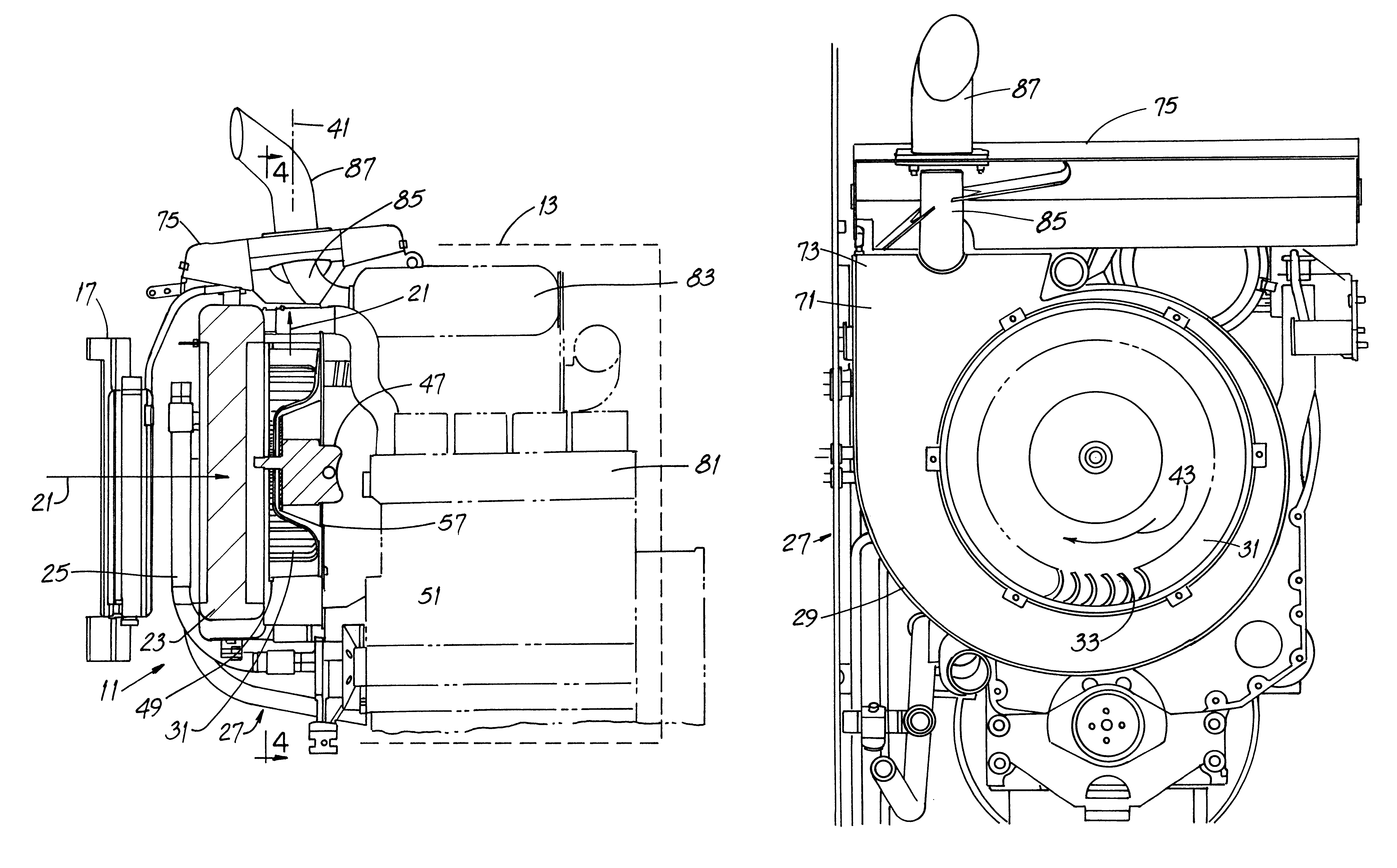 Cooling system for an off-highway vehicle