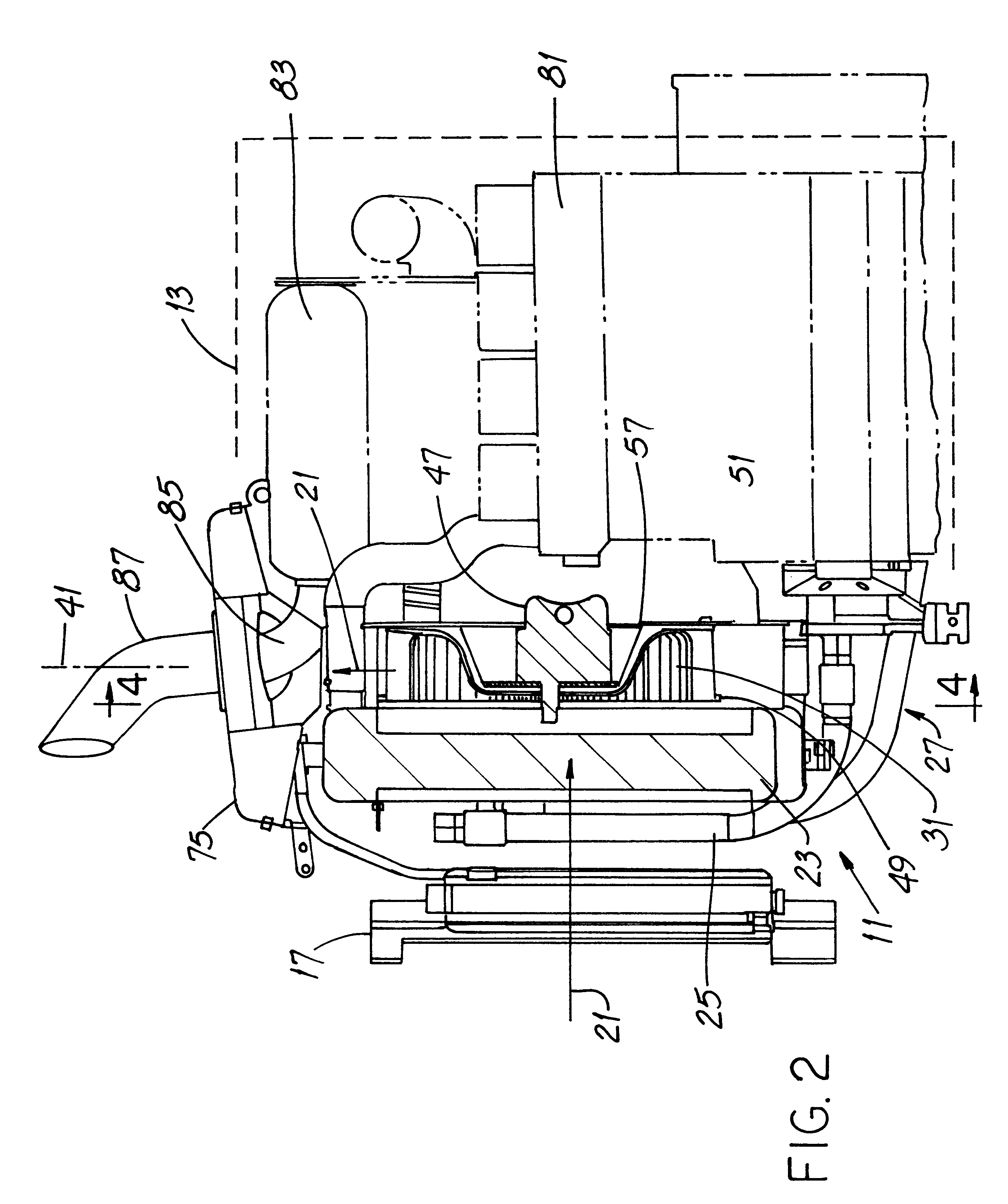 Cooling system for an off-highway vehicle