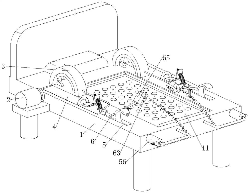 Postoperative limb exercise device for nursing patients in breast surgery department