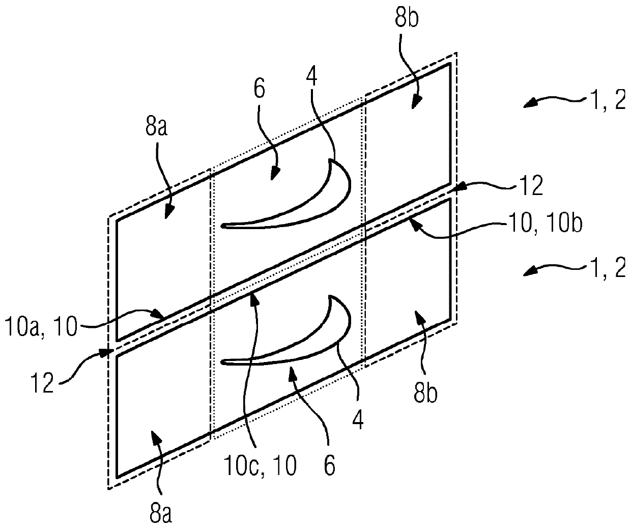 Method for coating turbine blades