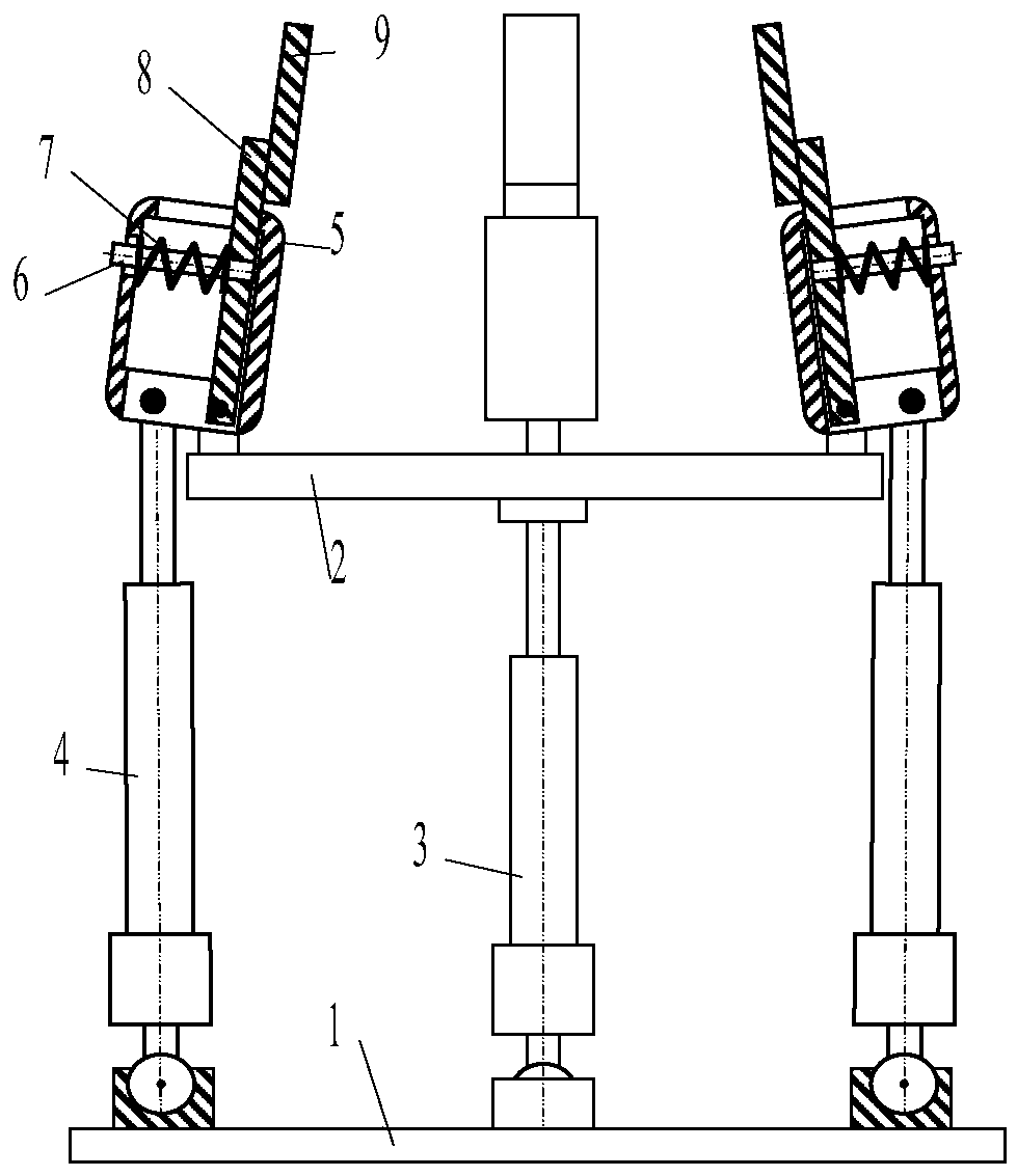 Four-freedom-degree 3SPRR and SP type hybrid flexible hands for robots