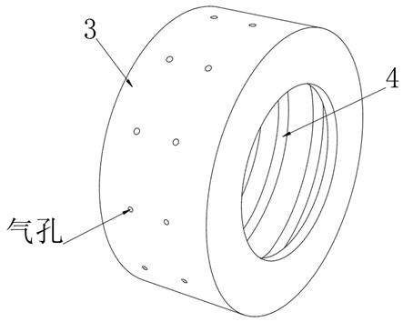 Water pipe connector with water seepage gradual change early warning function