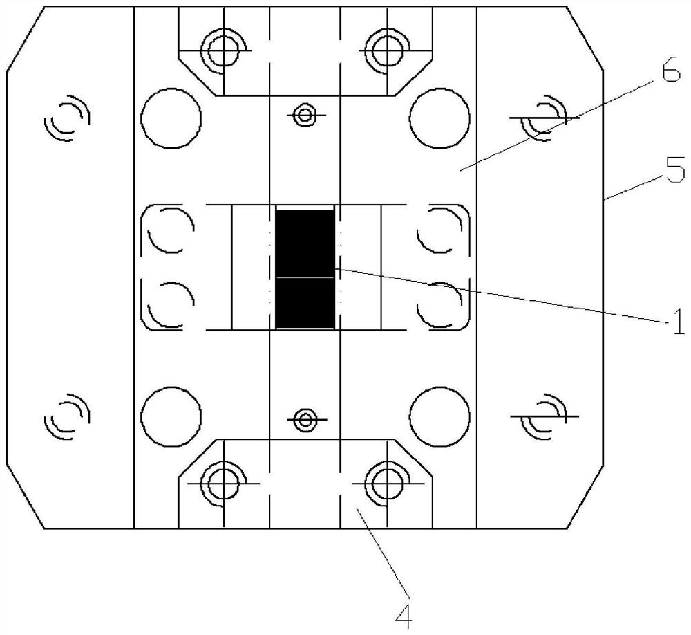 Precise processing and forming mold used for high-precision micro power transmission ring process lining