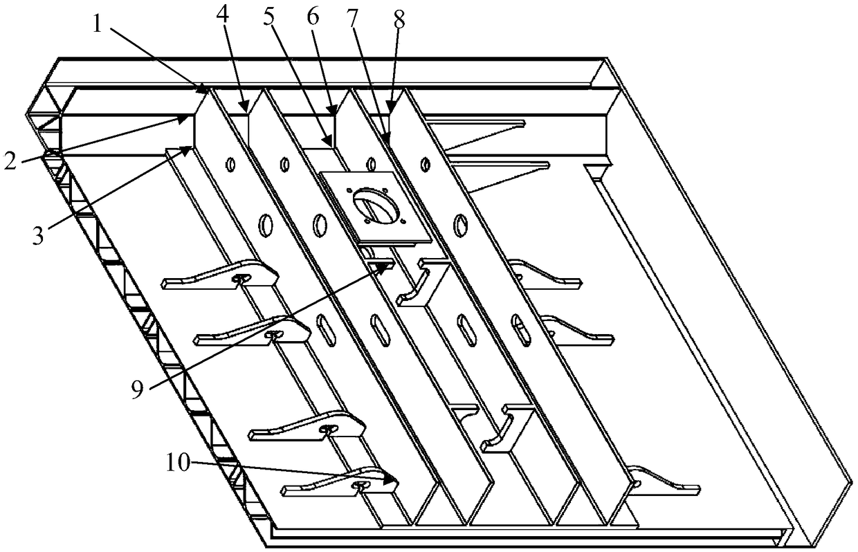 Method for equivalently converting fatigue load of large welding structural part