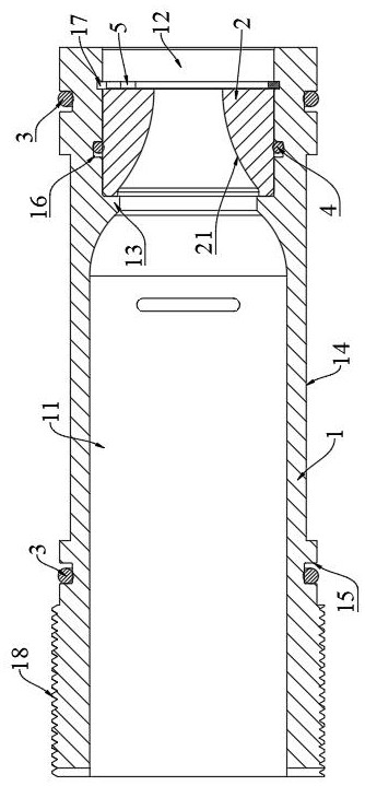 Guide milling shoe inner nozzle and milling shoe with same