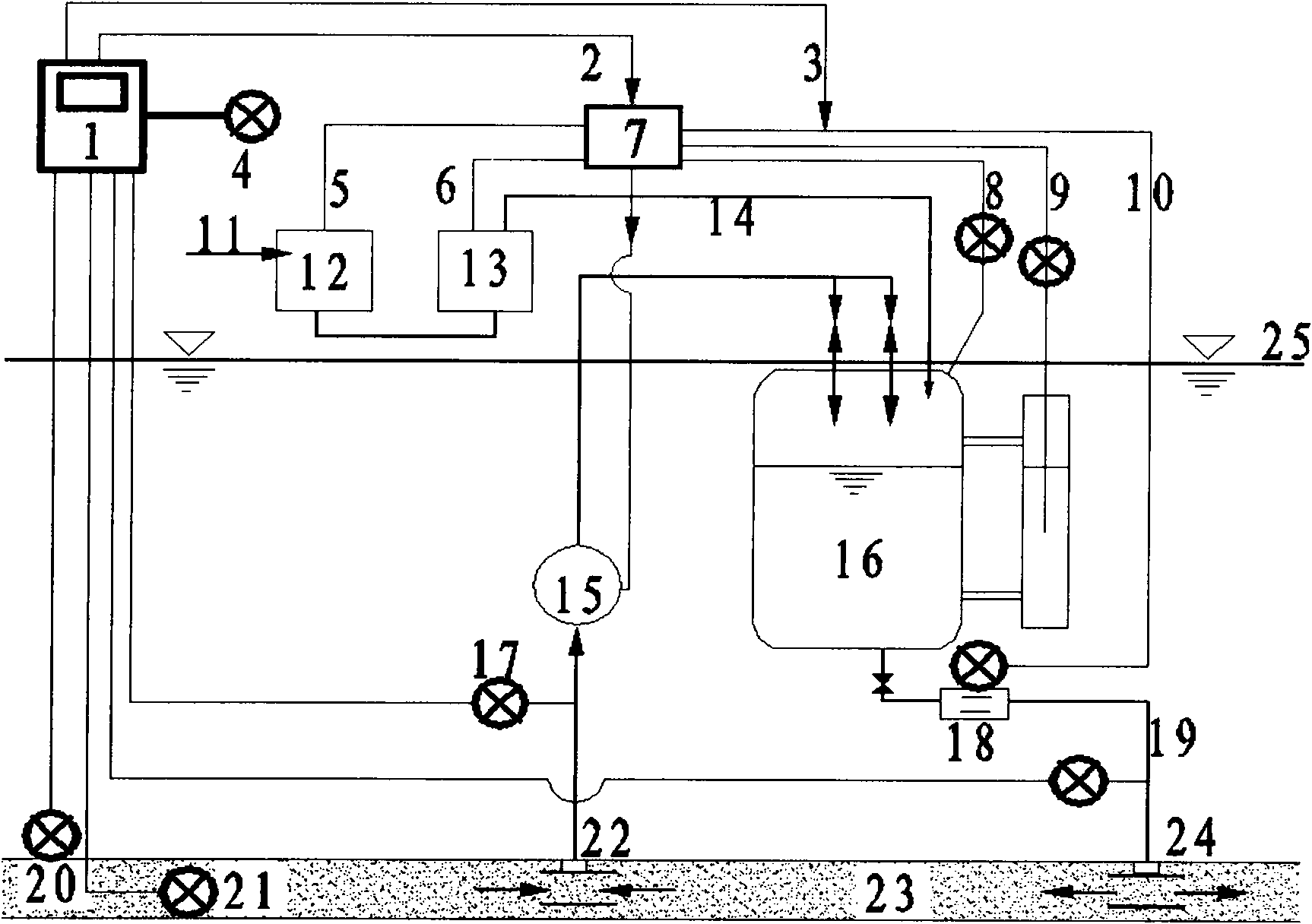 Submerged type bubble-free high-efficiency oxygenated water body restoration system