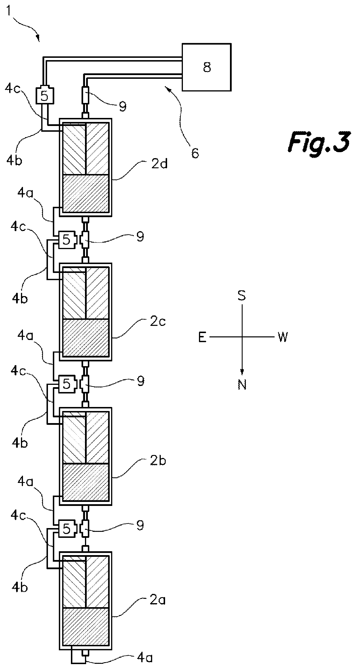 Photovoltaic cabling optimization for solar trackers using a plug and play harness configuration