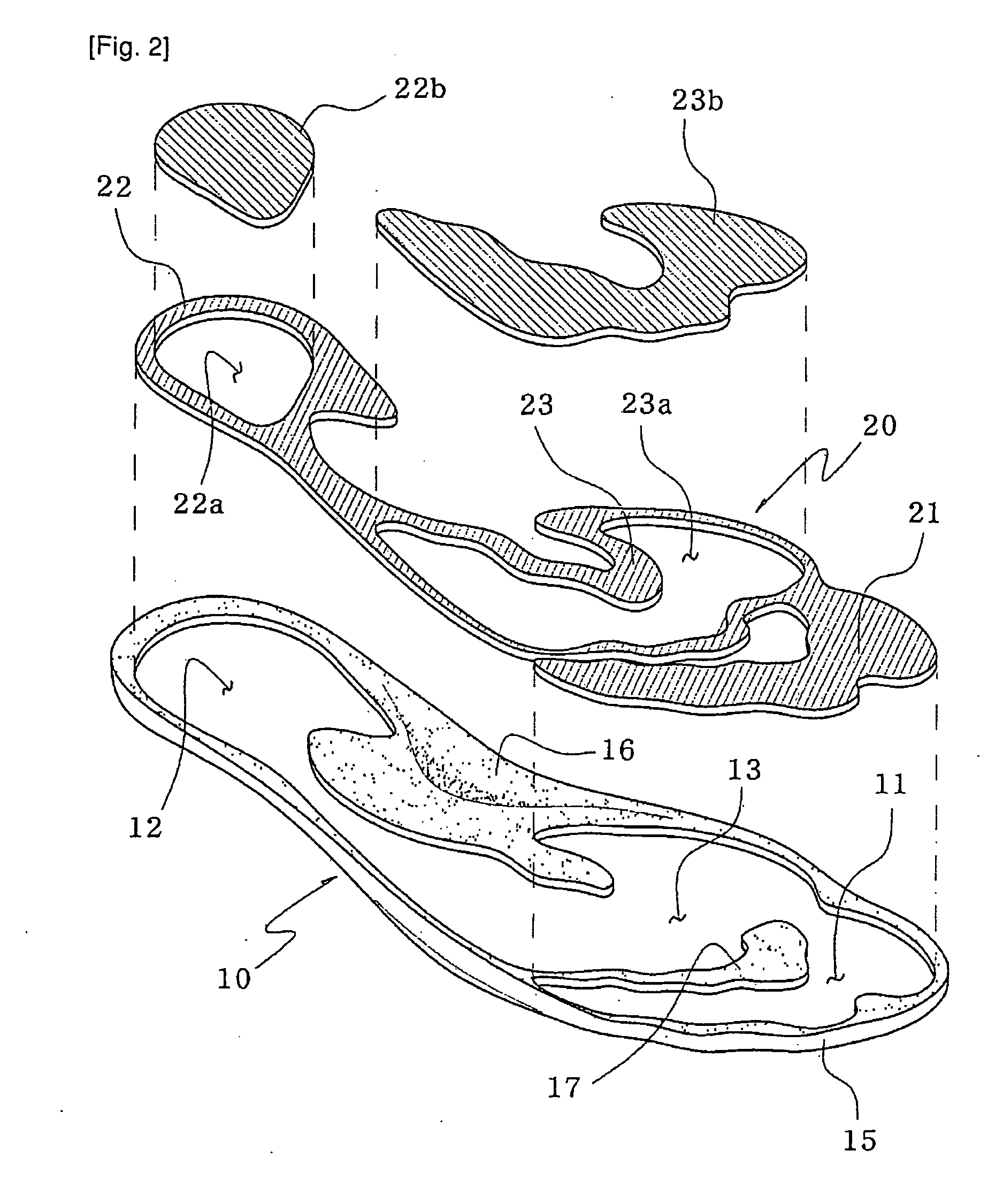 Insole for a shoe