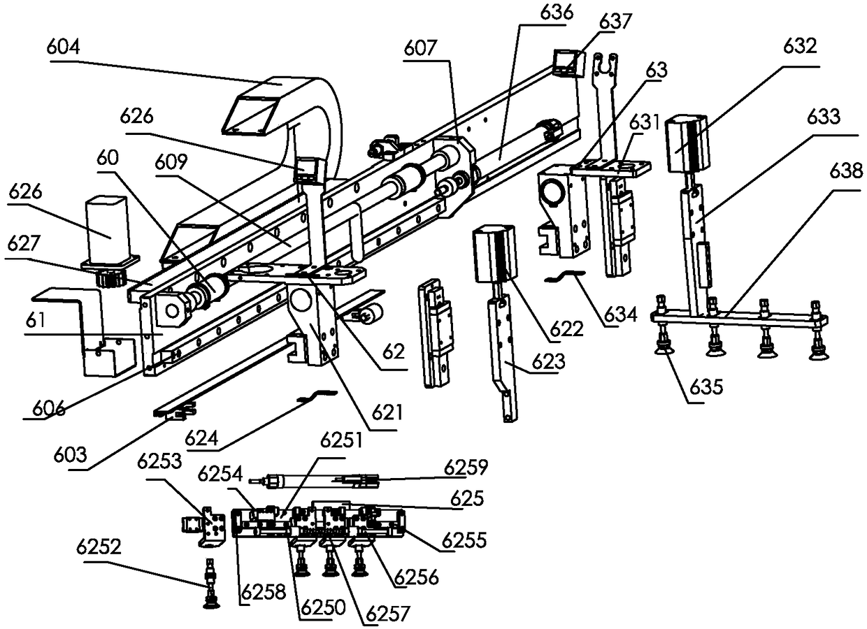 Lithium battery taping machine