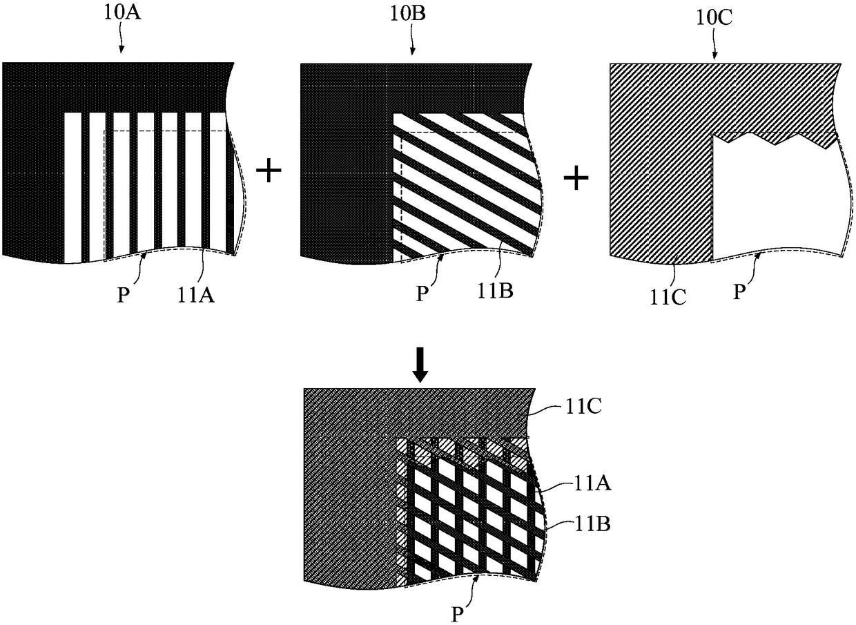 Combined mask plate, semiconductor device, and forming method of same