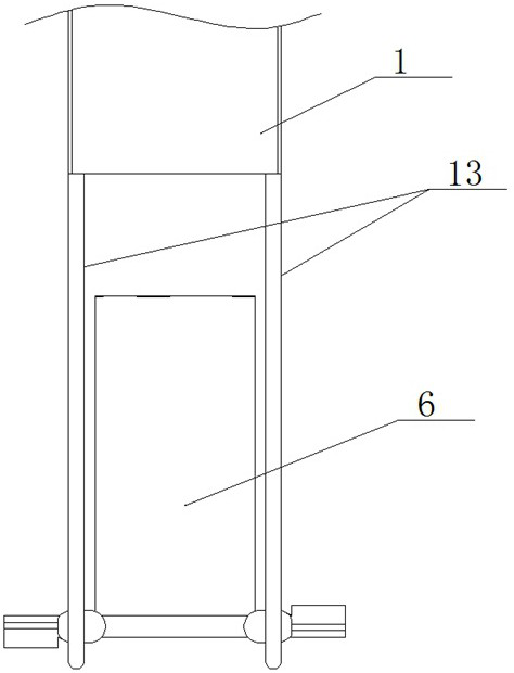 Young garlic shoot picking device and using method